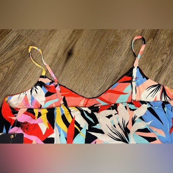 PJ Salvage Tropical Staycation Floral Cami Pajama Top Size L - Picture 4 of 5